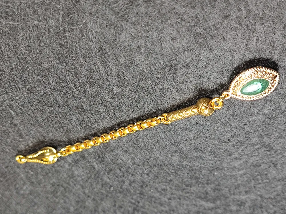 Usta İşçi̇li̇kli̇ Gümüş Kaplama Tesbi̇h Püskülü küçük resim 2