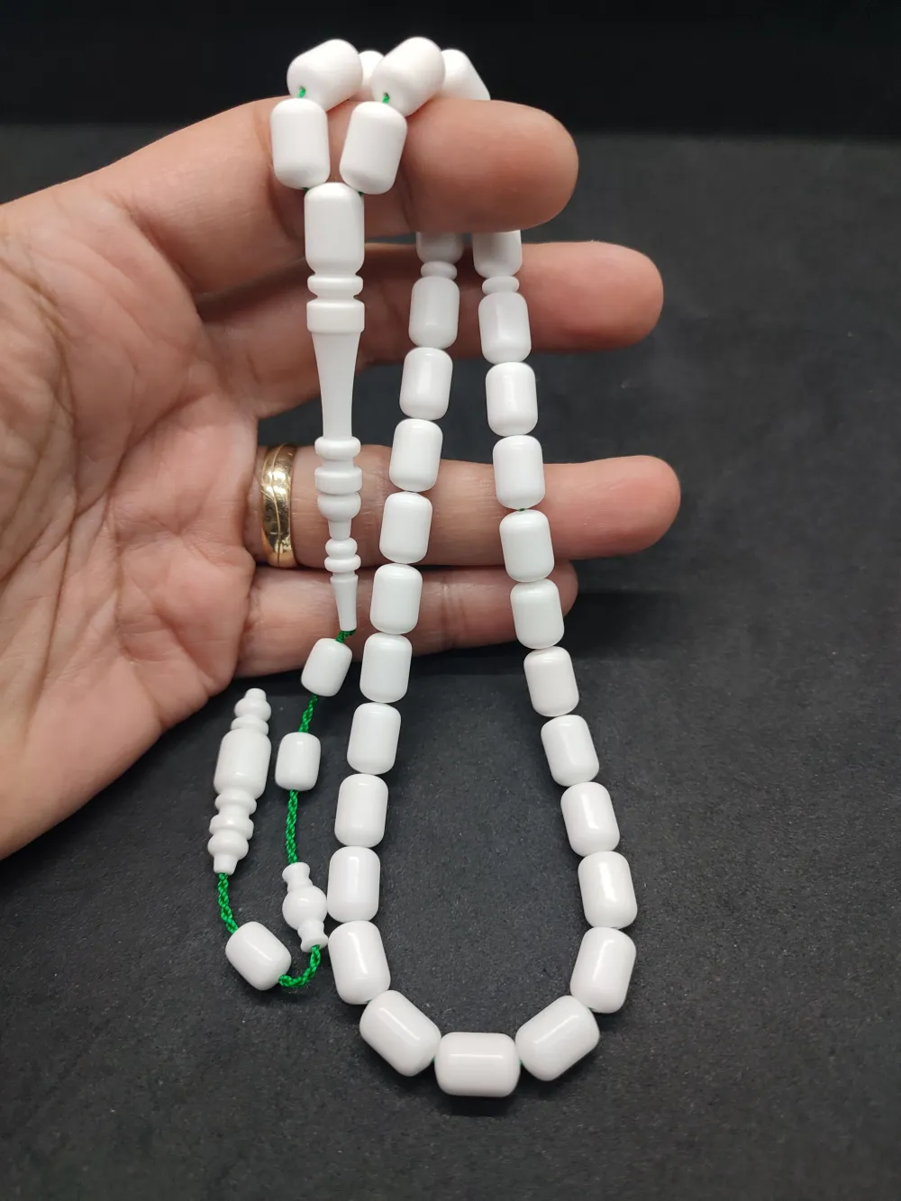 Yusuf Erden Usta İşi̇ İmzalı Halkalı İmame Cori̇an Mermer küçük resim 5