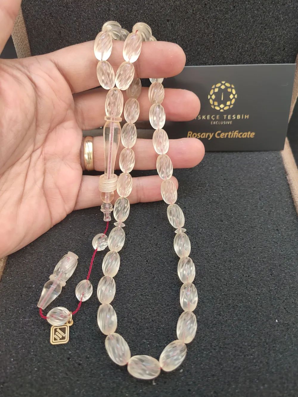 İskeçeli̇ Cemi̇l Usta Eseri̇ Vıp Kutulu 28.86 Gr. Kalem Oyma Ukrayna Damla Kaya küçük resim 4