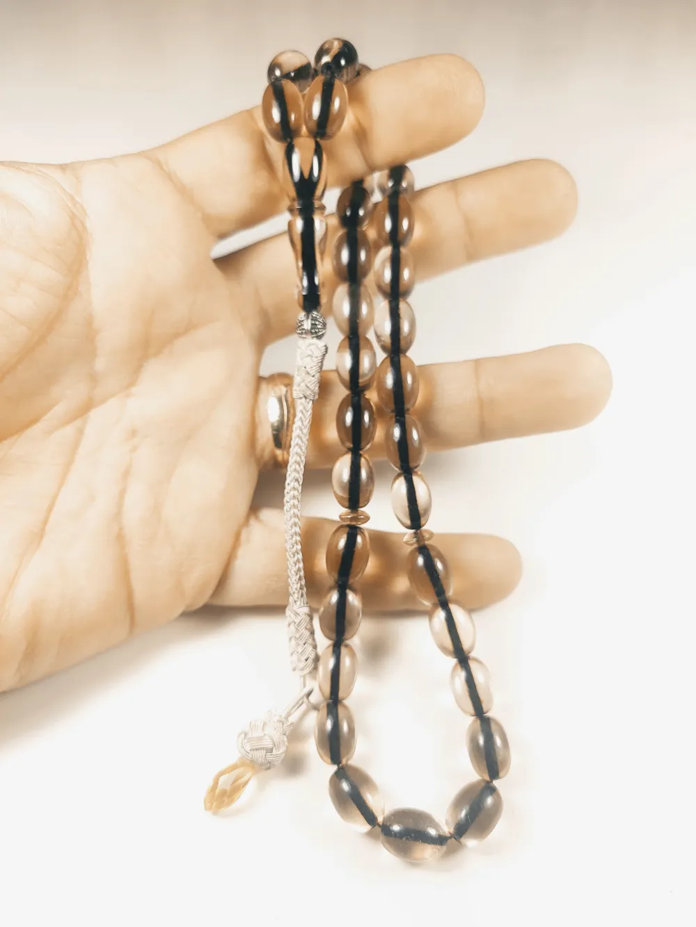 Darabacı Abdullah Usta Eseri̇ Trabzon Kazazi̇ye Püsküllü3 Kat Ci̇lalı Ateş Kehri̇bar küçük resim 4