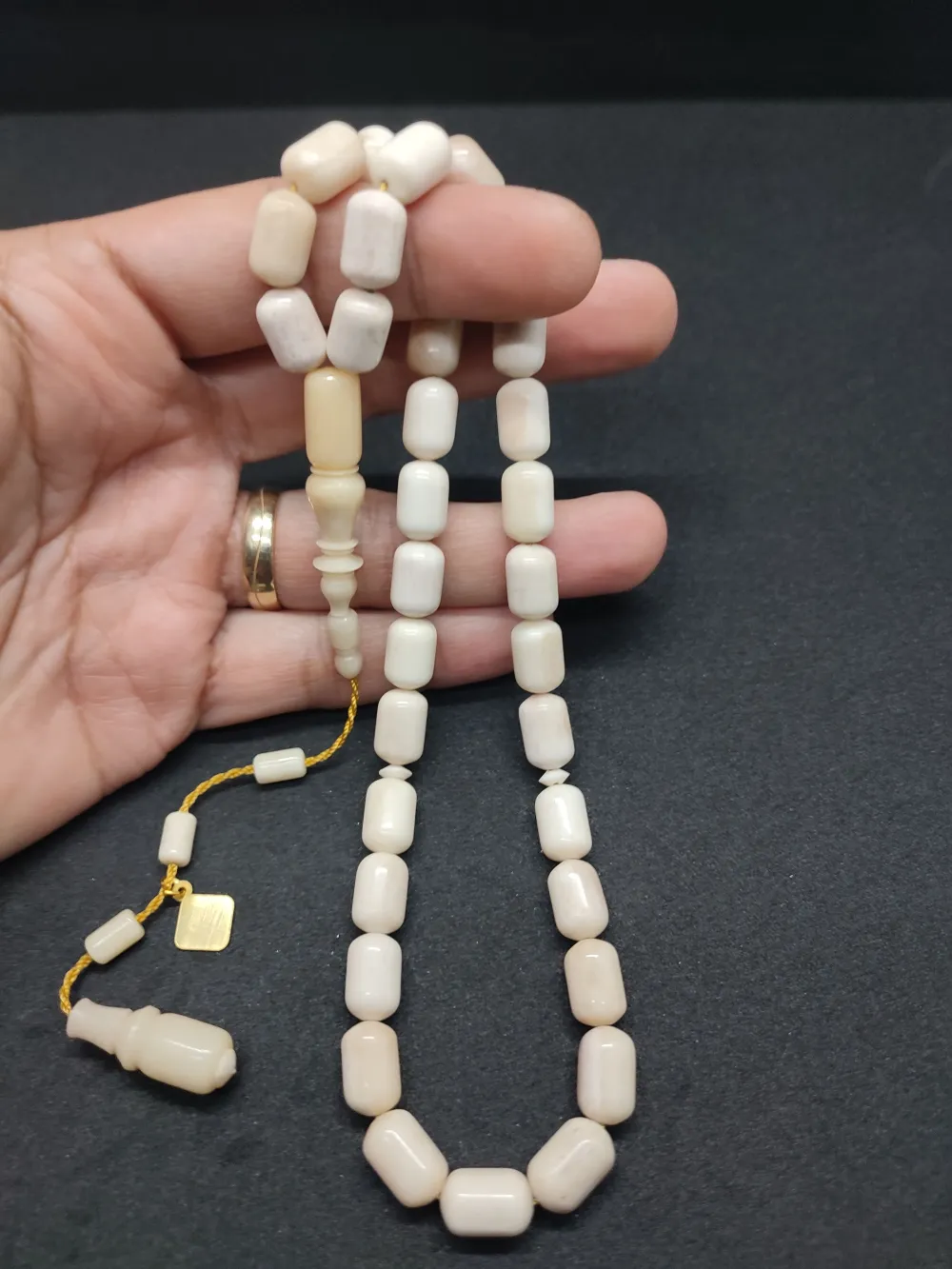 Başka Yerde Yok!!!İskeçeli̇ Cemi̇l Usta Eseri̇ 39.05 Gr. Zürafa Kemi̇ği̇ küçük resim 4