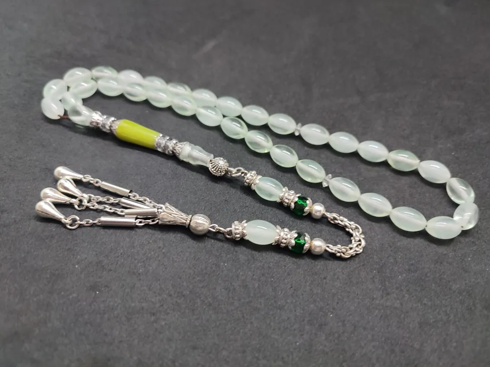 Şevket Alkan Usta Eseri̇ Gümüş Nakkaş İşlemeli̇ Ateş-İ Kehri̇bar