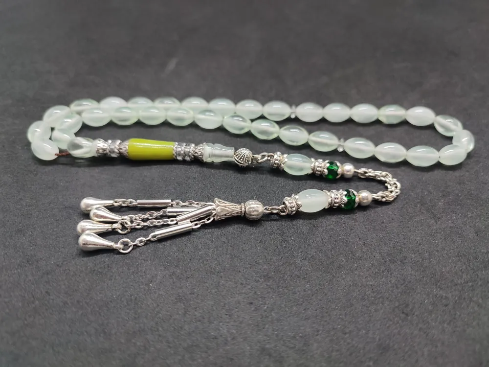 Şevket Alkan Usta Eseri̇ Gümüş Nakkaş İşlemeli̇ Ateş-İ Kehri̇bar küçük resim 3