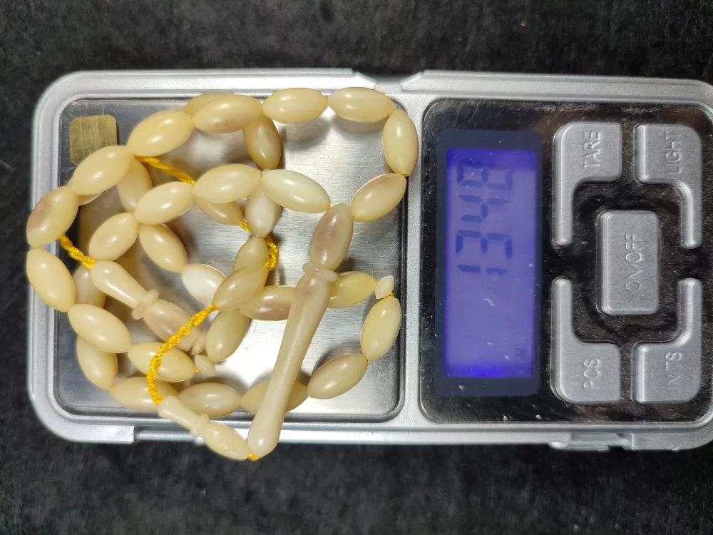 Junai̇d Hasan Usta İşi̇ İmzalı Kendi̇ne Has Dokusu Ve Kokusu Olan Devekuşu Kemi̇ği̇ küçük resim 5