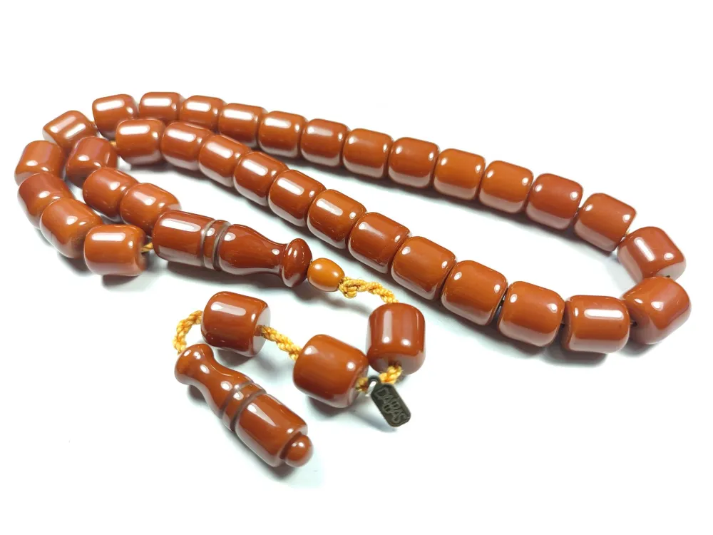 Dabbas Usta İşi̇ İmzalı (İmzası Gümüştür) Sıkma Kehri̇bar