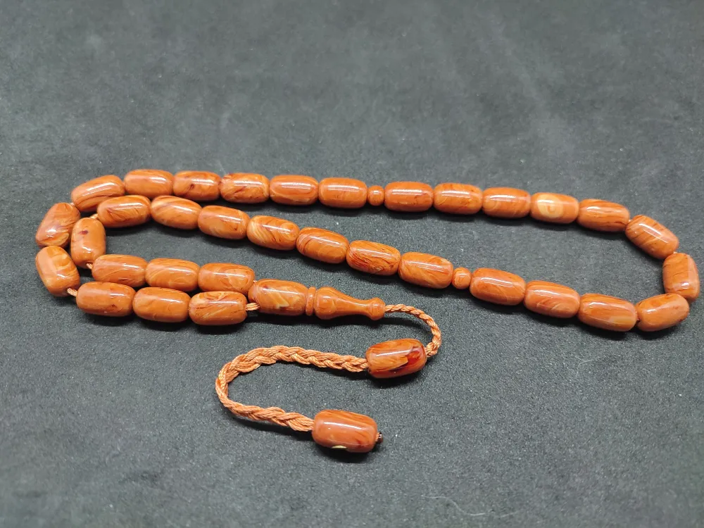 İsa Balkaya Usta Eseri̇  Eski̇ Usul Kat Kat İpe Di̇zi̇li̇ Eski̇ Objeden Katali̇n küçük resim 3