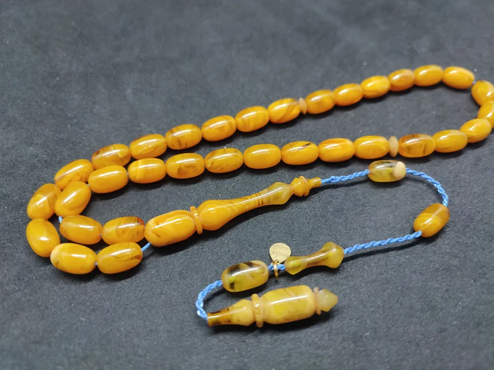 Ayhan Turan Usta Eseri̇ Ful Hare Ful Damar Eski̇ 0.6 Mm Deli̇m Sıkma Kehri̇bar küçük resim 3