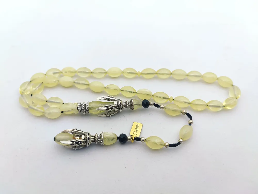 Zeyn Usta Eseri̇ Gümüş Nakkaş İmame Pençe Model Sıkma Kehri̇bar küçük resim 3