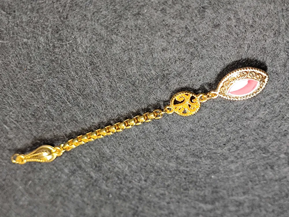 Usta İşçi̇li̇kli̇ Gümüş Kaplama Tesbi̇h Püskülü küçük resim 3