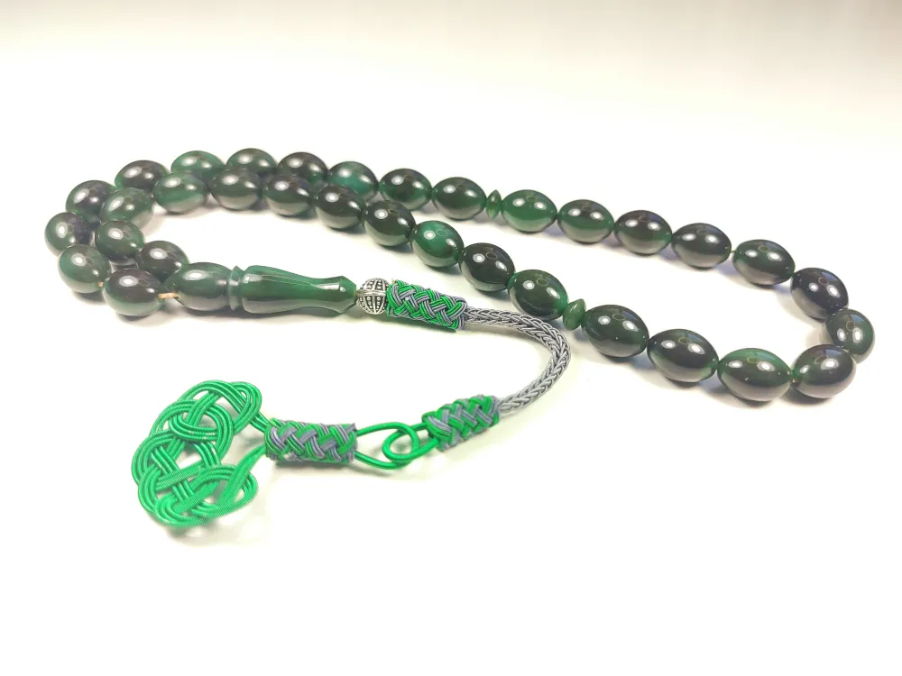 Şevket Alkan Usta Eseri̇ Trabzon Kazazi̇ye Püsküllü Objeden Sıkma Kehri̇bar küçük resim 3