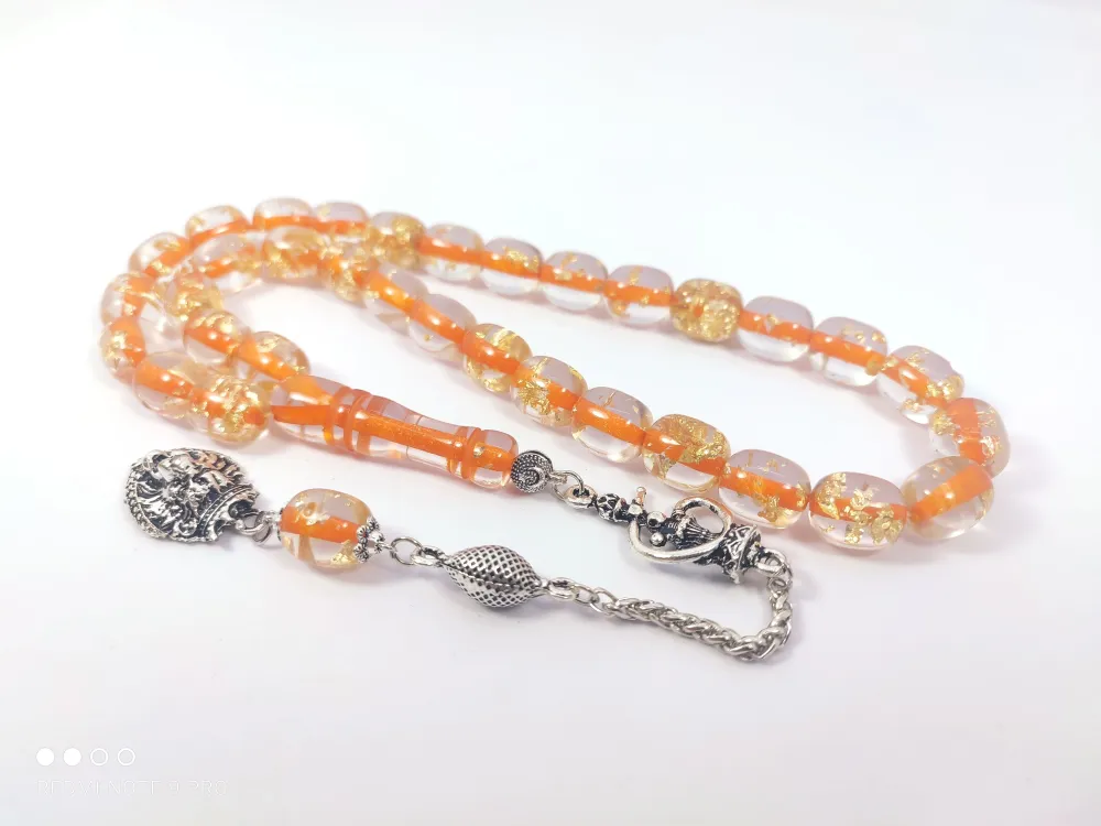 Şevket Alkan Usta Eseri̇ Yeni̇lebi̇li̇r Altın Parçacıklı Ateş-İ Kehri̇bar