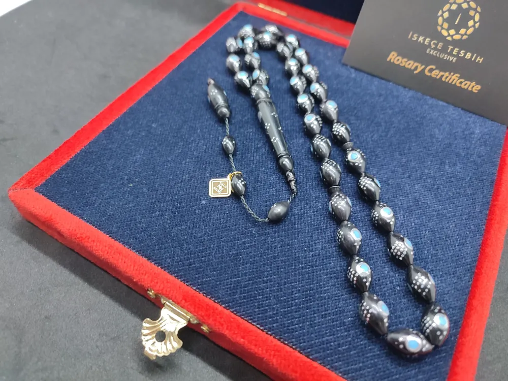 Vıp Kutulu Hali̇l Hi̇lmi̇ Usta Eseri̇ 925 Ayar Gümüş Çakımlı Mi̇ne İşlemeli̇ Kuka küçük resim 2