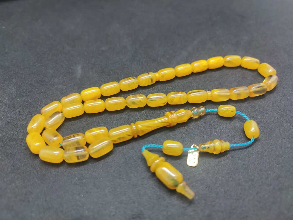 Ayhan Turan Usta Eseri̇ Halkalı İmame Çi̇ft Kat Ci̇lalı Sıkma Kehri̇bar