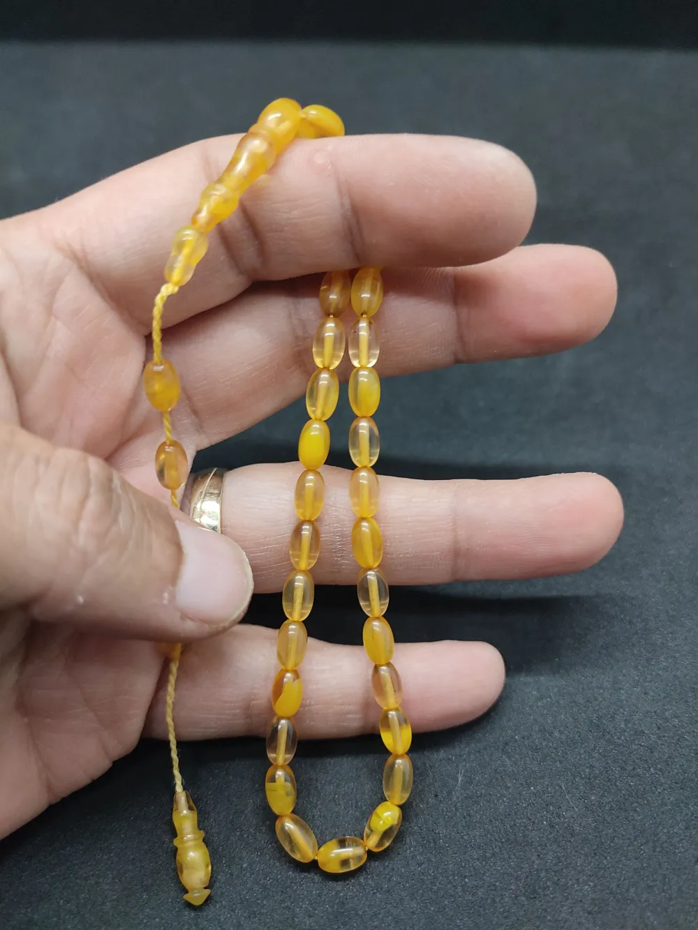 Darabacı Abdullah Usta Eseri̇ Bi̇lek Boy Sıkma Kehri̇bar