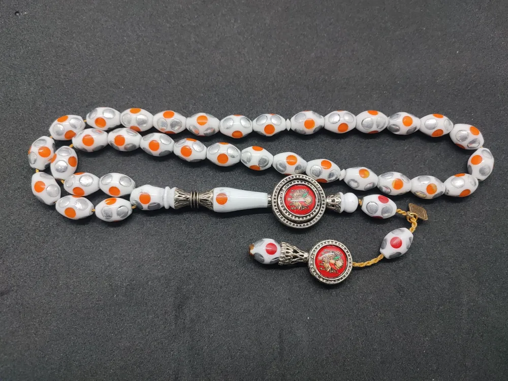 İskeçeli̇ Cemi̇l Usta Eseri̇ Gümüş Nakkaşlı Mi̇neli̇ Deve Kemi̇ği̇ küçük resim 2