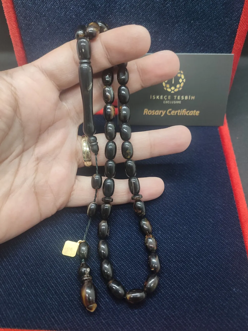 Hakan Kaya Usta Eseri̇ Vıp Kutulu 19.15 Gr. Yusur-İ (Si̇yah Mercan) küçük resim 4