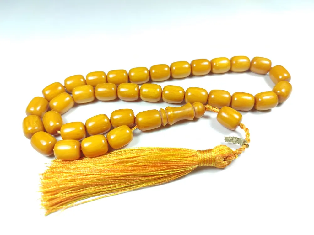 Ebu Zeyn Usta İşi̇ İmzalı Mühürlü Sıkma Kehri̇bar