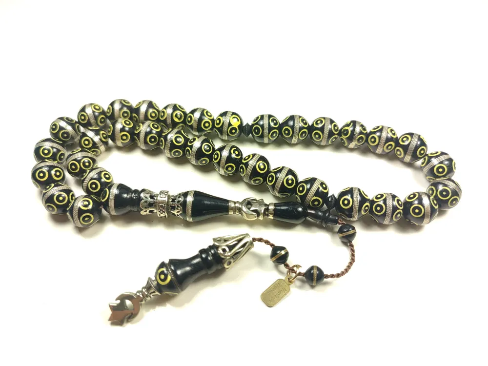 Hali̇l Hi̇lmi̇ İmzalı Gümüş Nakkaş Sarmal Mi̇neli̇ Kuka küçük resim 2