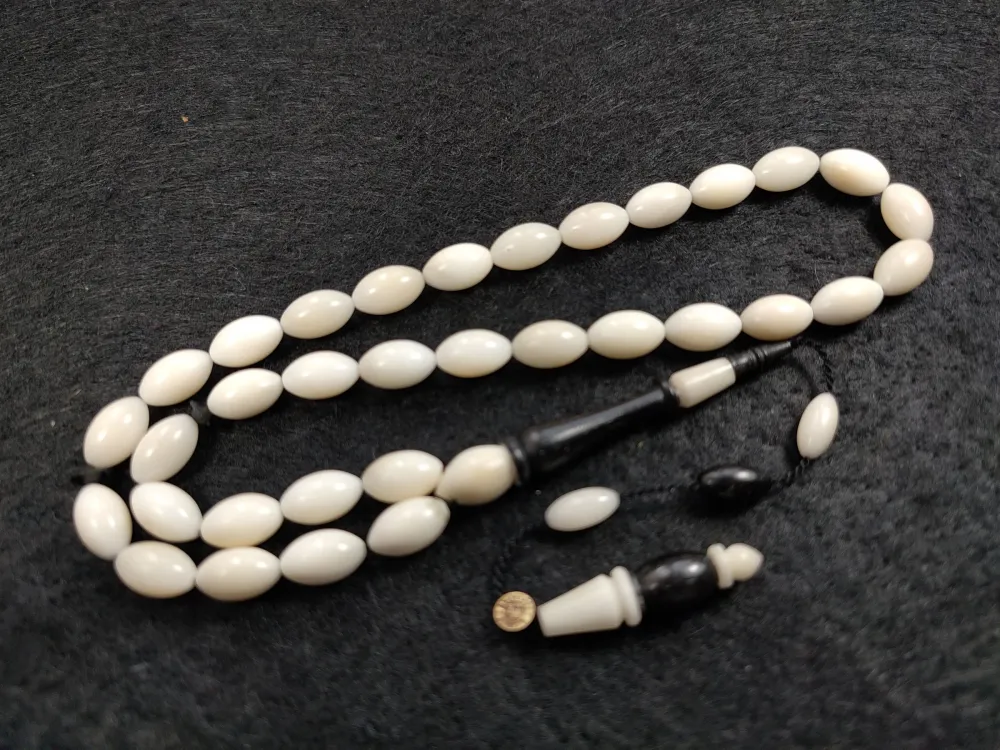 Mehmet Erbabacan Usta İşi̇ İmzalı Mühürlü Abanoz Ağacı Kombi̇nli̇ Narçıl küçük resim 2