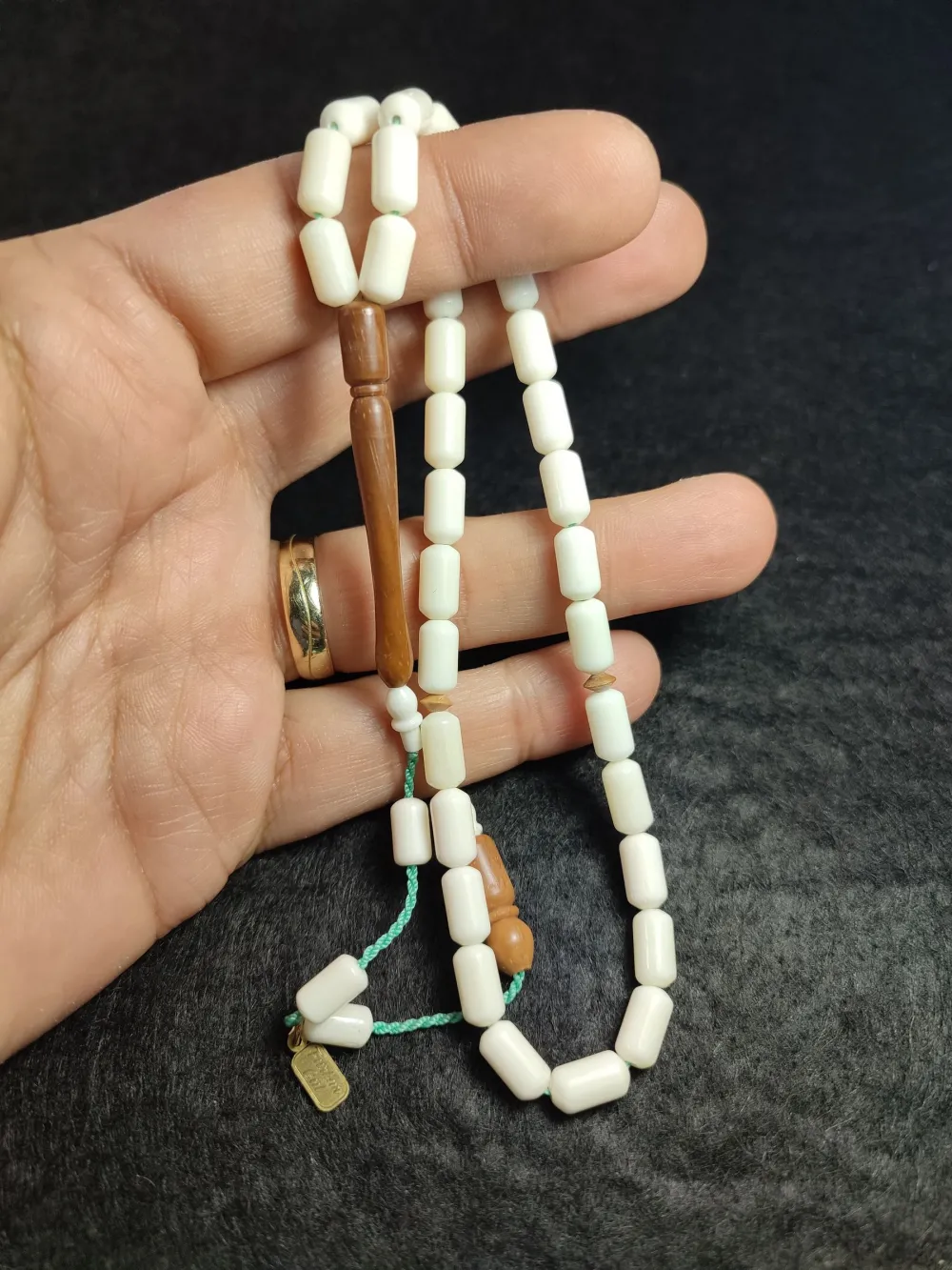 Furkan Gül Usta İşi̇ İmzalı Çi̇ft Zımpara Çi̇ft Ci̇la Deve Kemi̇ği̇ küçük resim 5