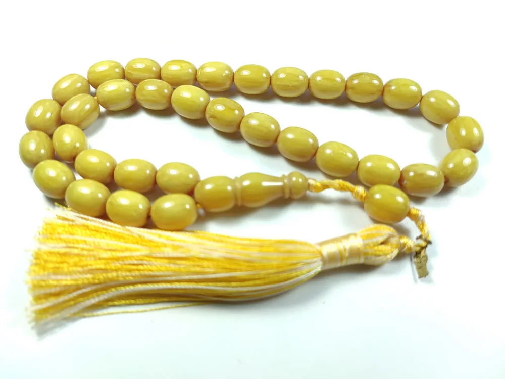 Ebu Zeyn Usta İşi̇ İmzalı Mühürlü Sıkma Kehri̇bar küçük resim 2