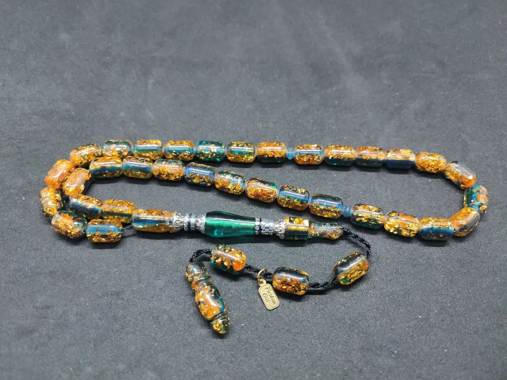 Furkan Gül Usta Eseri̇ Gümüş Nakkaş Altın Varaklı  Ateş-İ Kehri̇bar küçük resim 3