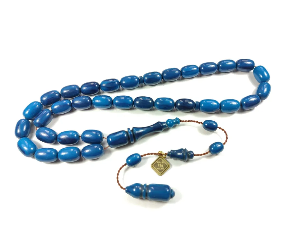 Hali̇l Hi̇lmi̇ Usta İşi̇ İmzalı Sıkma Kehri̇bar küçük resim 3