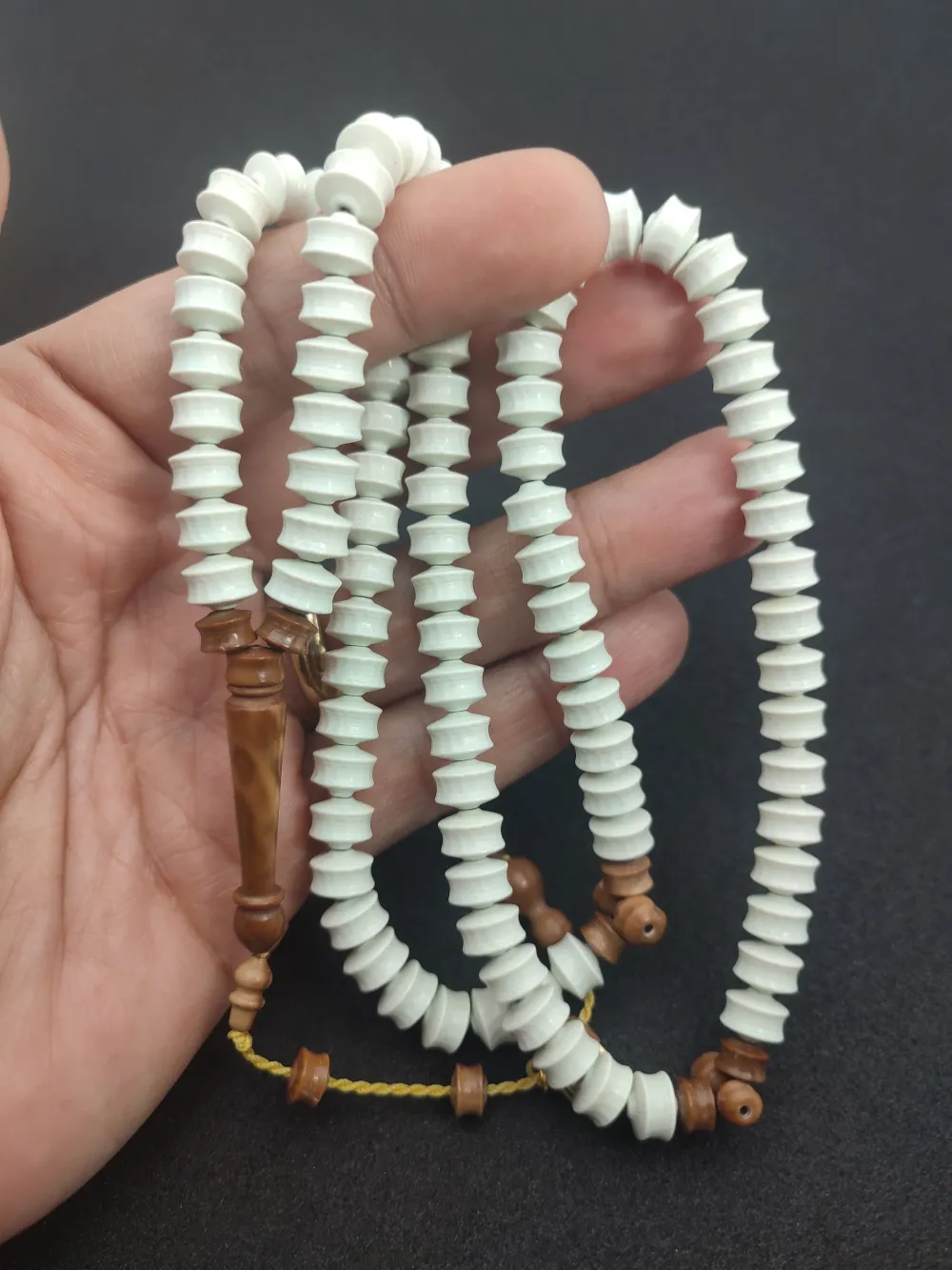 Hakan Kaya Usta Eseri̇ Kuka Kombi̇nli̇ Fransız Galali̇t Namaz Tesbi̇hi̇ küçük resim 5