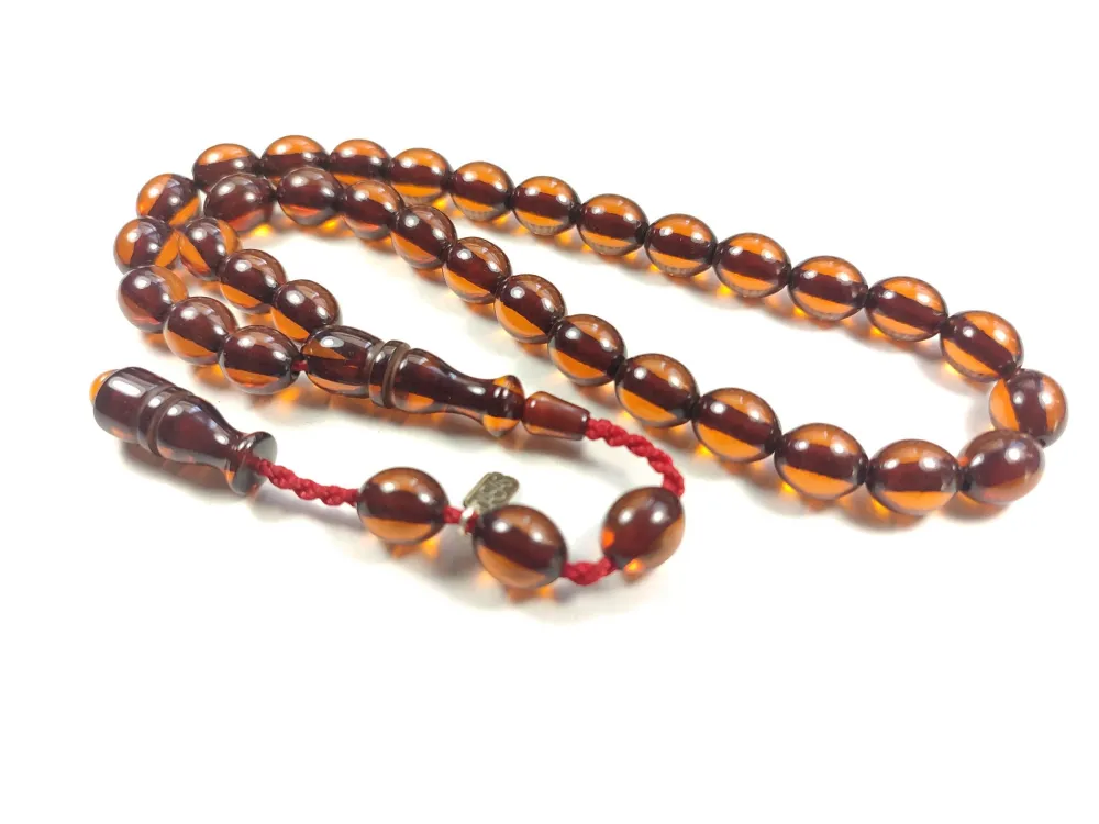 Muhammed Dabbas Usta İşi̇ İmzalı Sıkma Kehri̇bar küçük resim 2