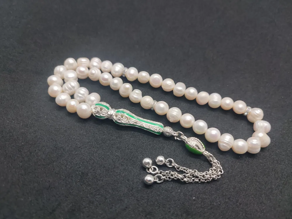 Telkari̇  Püskül Kombi̇nli̇ Doğal Doğuran İnci̇ küçük resim 2