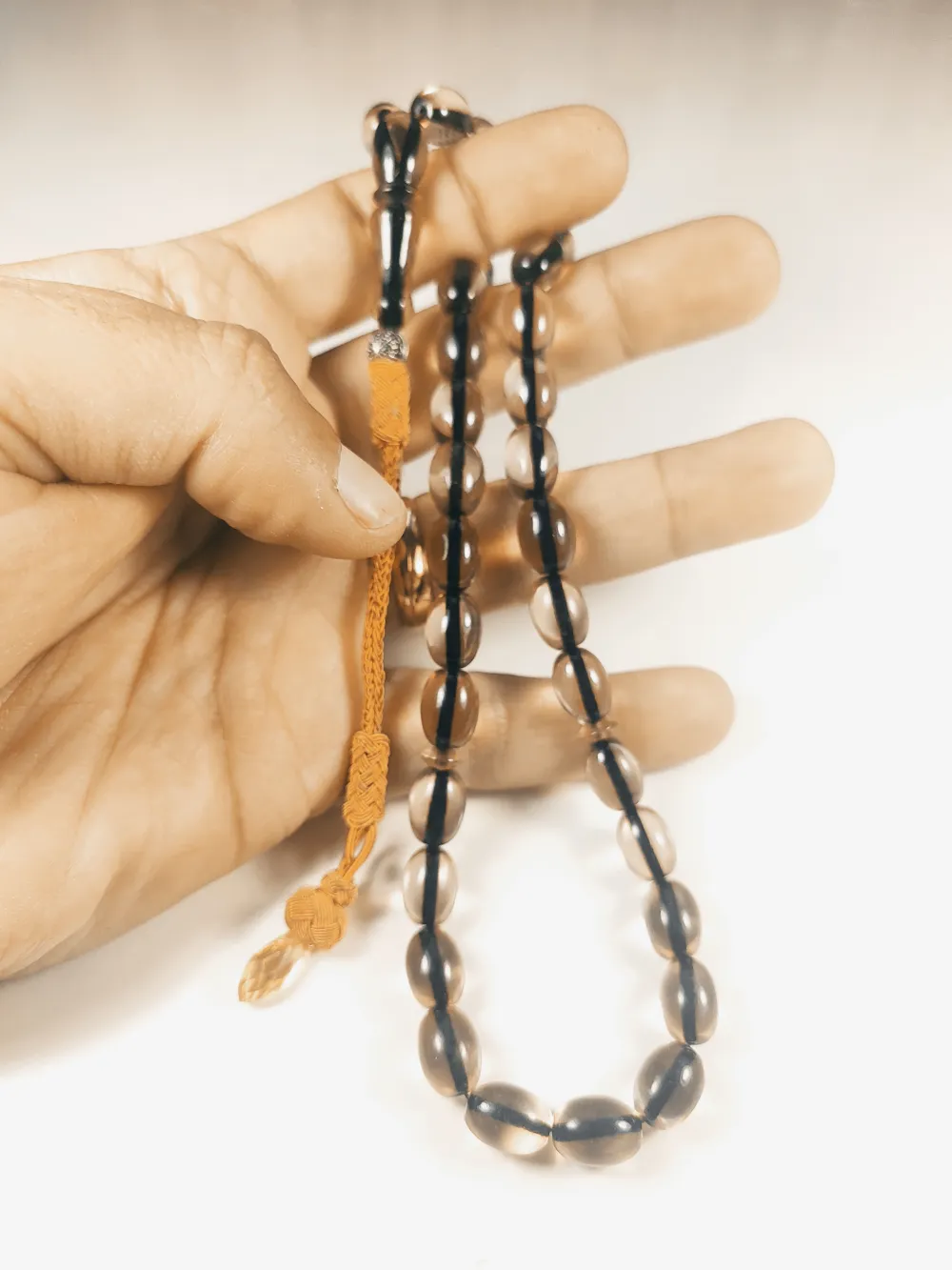 Darabacı Abdullah Usta Eseri̇ Trabzon Kazazi̇ye Püsküllü3 Kat Ci̇lalı Ateş Kehri̇bar küçük resim 5