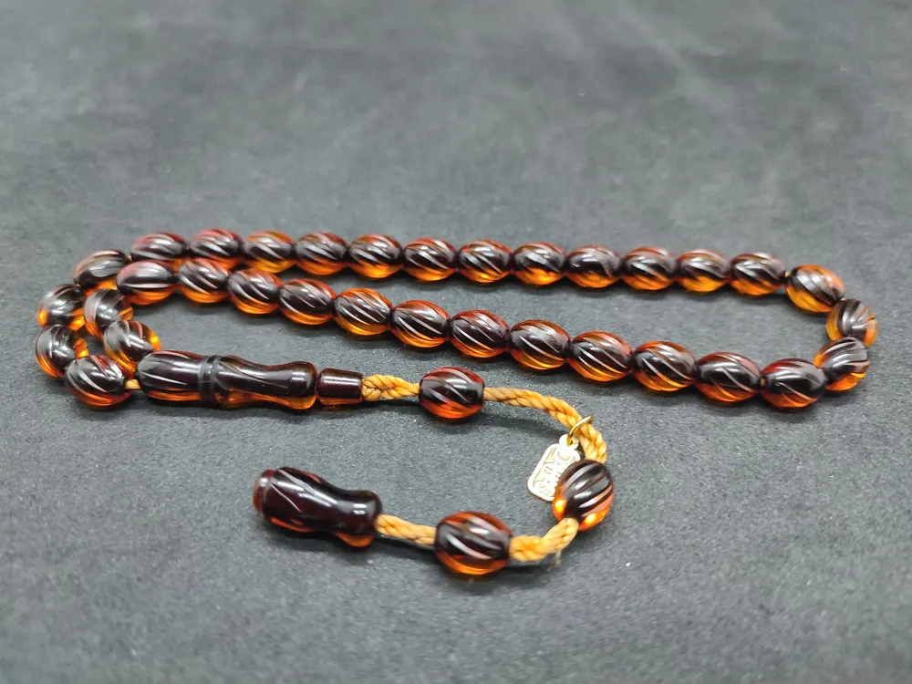 Dabbas Usta Eseri̇ El Boy Ful Kalem Oyma Ateş-İ Kehri̇bar küçük resim 3