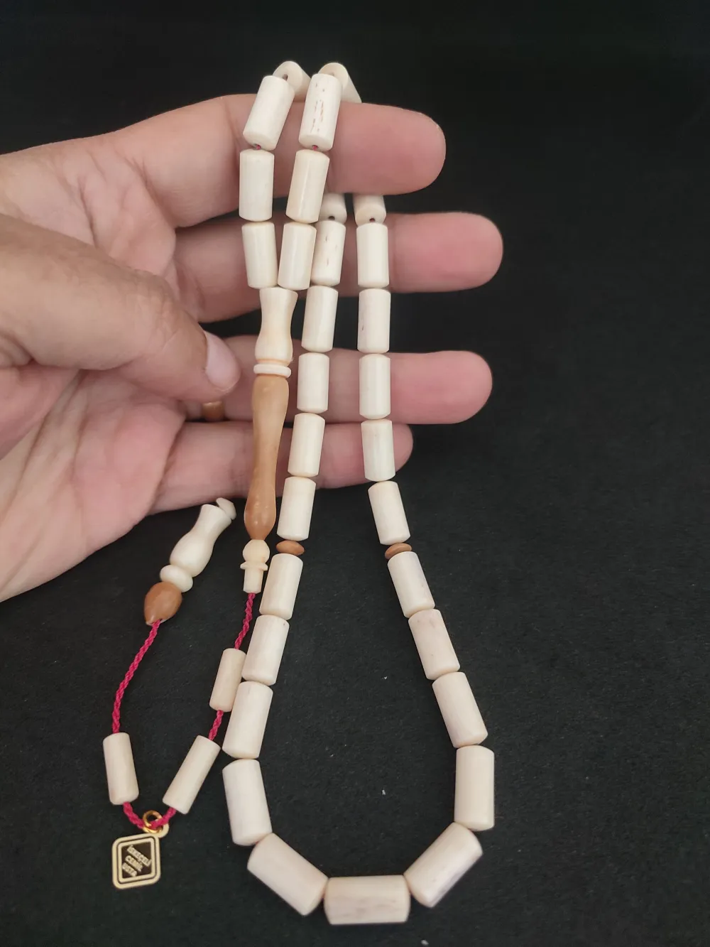 İskeçeli̇ Cemi̇l Usta Eseri̇ İri̇ Boy Naturel Kuka Kombi̇nli̇  Bali̇na Kemi̇ği̇ küçük resim 4