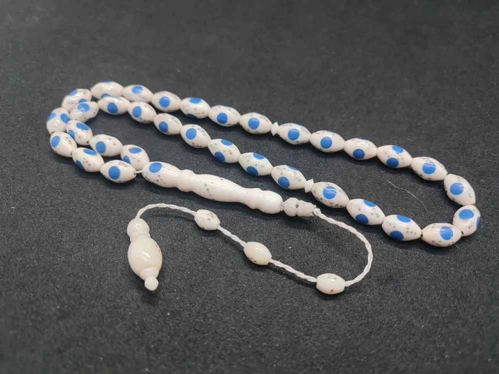 Şevket Alkan Usta Eseri̇ Mi̇neli̇ Çakımlı Naturel Deve Kemi̇ği̇