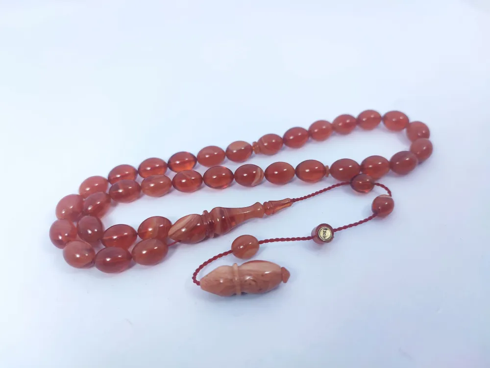 Muhammed Taci̇r Usta Eseri̇ 0.6 Deli̇m Çi̇ft Ci̇lalı Sıkma Kehri̇bar