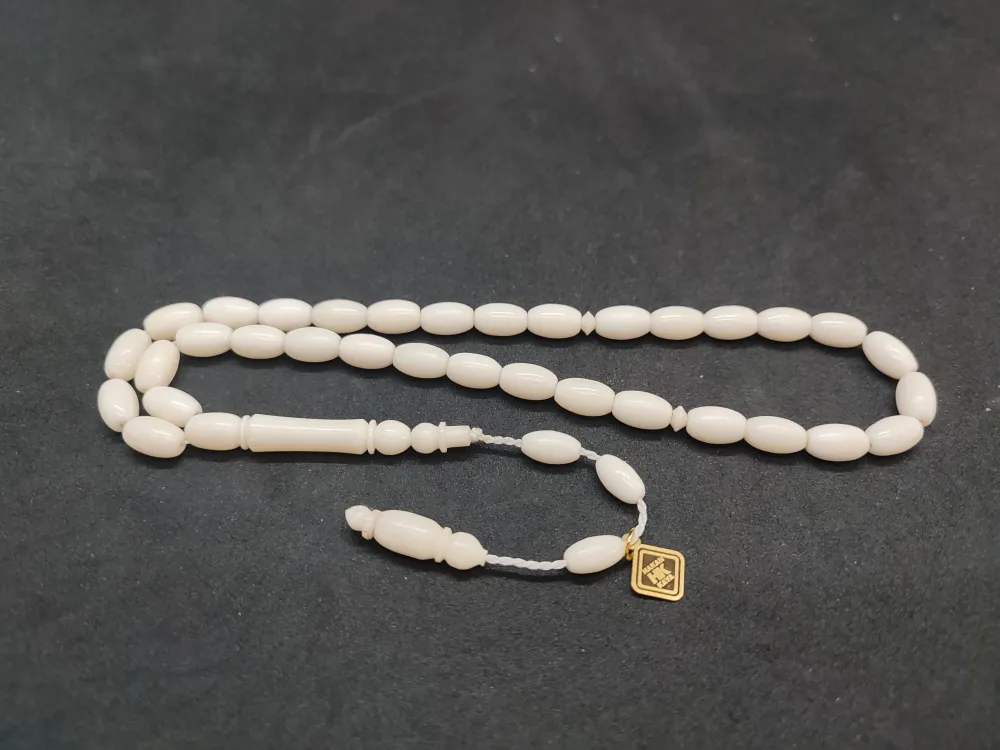 Hakan Kaya Usta Eseri̇ El Boy Çi̇ft Kat Ci̇lalı Naturel Deve Kemi̇ği̇ küçük resim 2