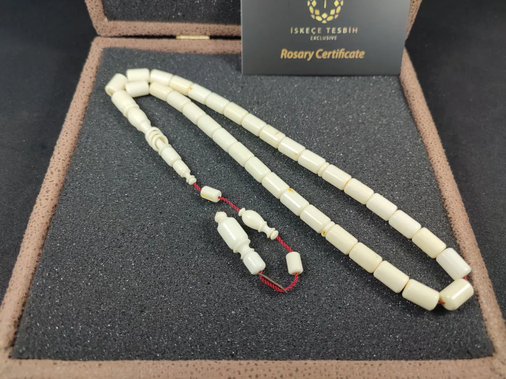 Bedri̇ Ala Usta Eseri̇ 22.30 Gr. İmzalı Halkalı Pati̇nli̇ Mahjong (Eski̇ Oyun Taşı)