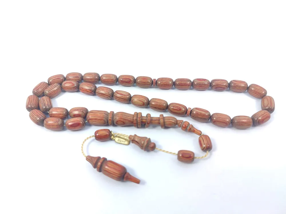 Hali̇l Hi̇lmi̇ Usta İşi̇ İmzalı Halkalı Nadi̇r Tür Nadi̇r Renk Doğal Kafur Ağacı küçük resim 2