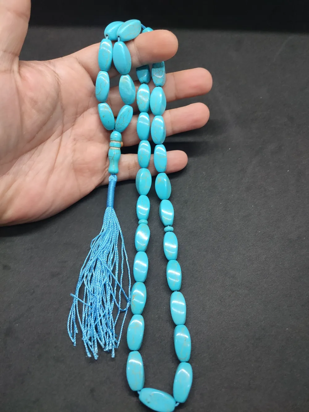 Başka Yerde Yok!!! Kolye Model Naturel Ari̇zona Fi̇ruze küçük resim 4