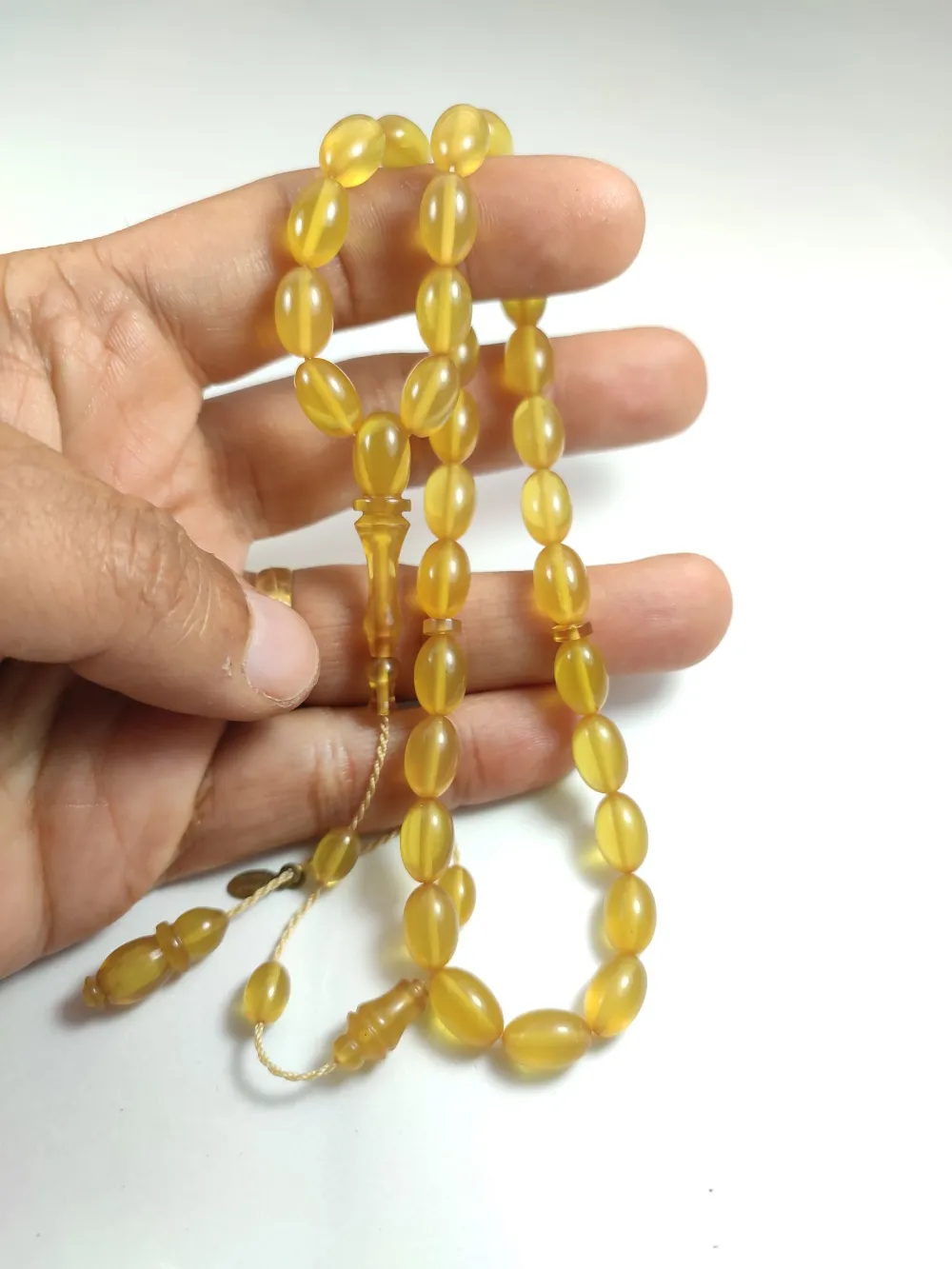 Ayhan Turan Usta İşi̇ İmzalı Mühürlü Sıkma Kehri̇bar küçük resim 4