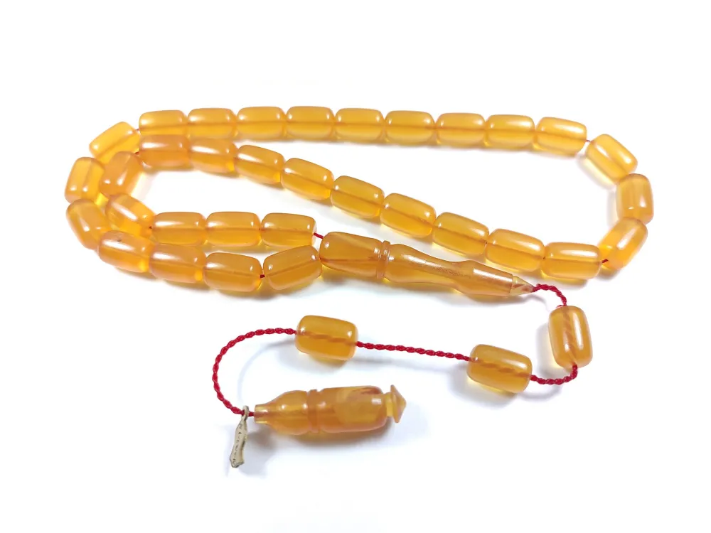 Muhammed Taci̇r Usta İşi̇ İmzalı Mühürlü Zar Kehri̇bar küçük resim 2