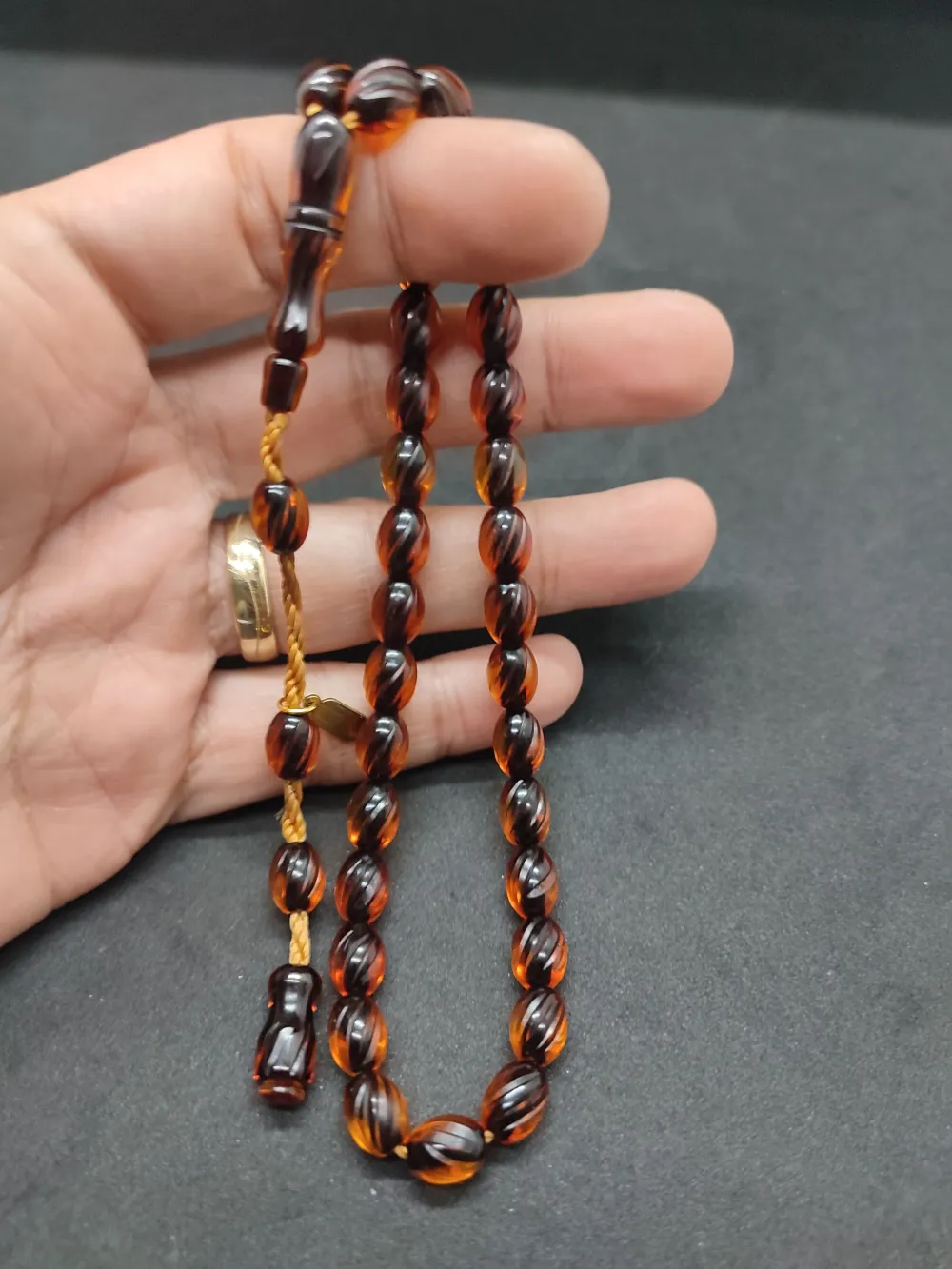 Dabbas Usta Eseri̇ El Boy Ful Kalem Oyma Ateş-İ Kehri̇bar küçük resim 5