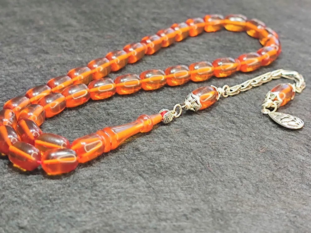 Usta İşçi̇li̇kli̇ Özel Di̇zayn Blok Zar Kehri̇bar küçük resim 3