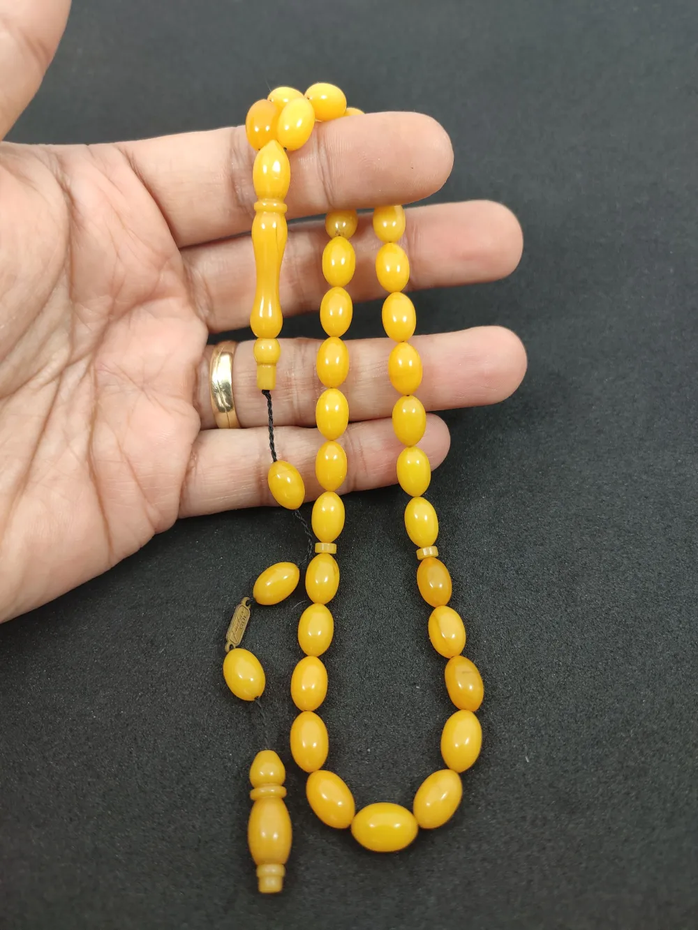 Furkan Gül Usta Eseri̇ 0.6 Şeffaf Deli̇m Çi̇ft Kat Ci̇lalı Sıkma Kehri̇bar küçük resim 4