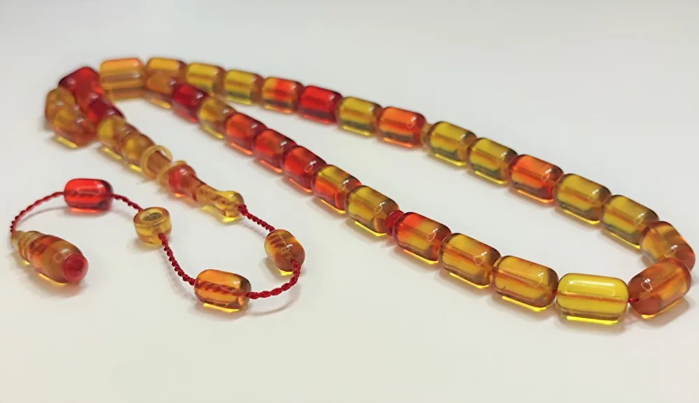 Mehmet Sancaktar Usta İşi̇ İmzalı Mühürlü  Ateş Kehri̇bar küçük resim 3