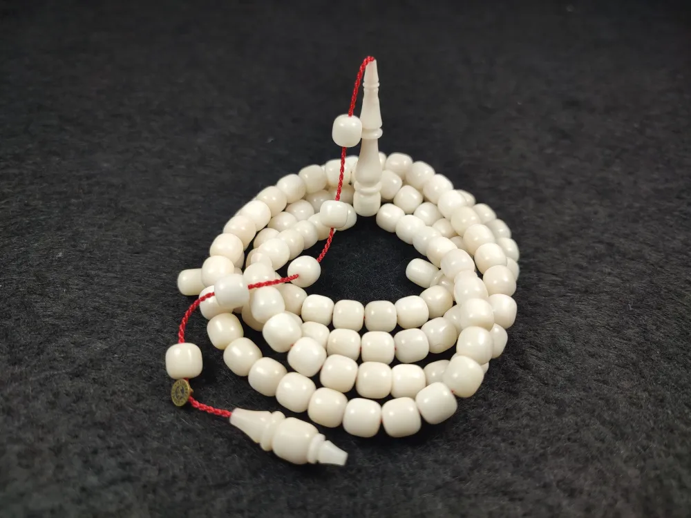 Mehmet Erbabacan Usta İşi̇ İmzalı Mühürlü Narçıl 99 Luk Namaz Tesbi̇hi̇