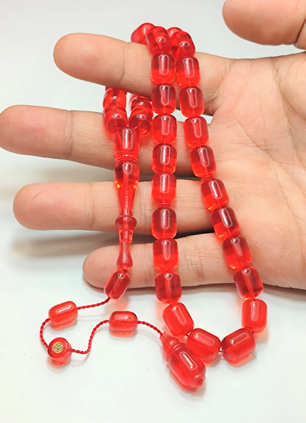 Mehmet Sancaktar Usta İşi̇ İmzalı Mühürlü Şenalp Model Ateş-İ  Kehri̇bar küçük resim 5