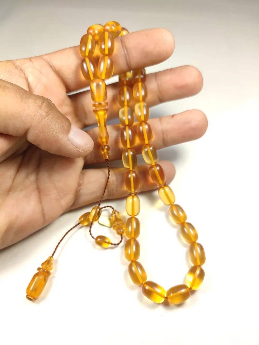 Mehmet Mercan Usta Eseri̇ İmzalı Aykırı Renk Ateş Kehri̇bar küçük resim 5