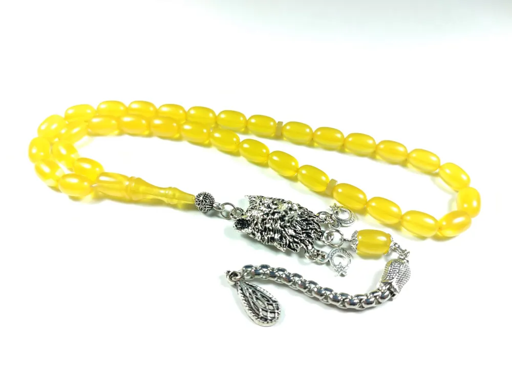 Alman Gümüş Kaplama Püskül Kombi̇nli̇ Sıkma Kehri̇bar