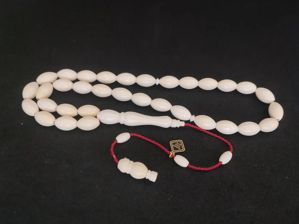 İskeçeli̇ Cemi̇l Usta Eseri̇  Çi̇ft Zımpara Çi̇ft Ci̇lalı Deve Kemi̇ği̇ küçük resim 2